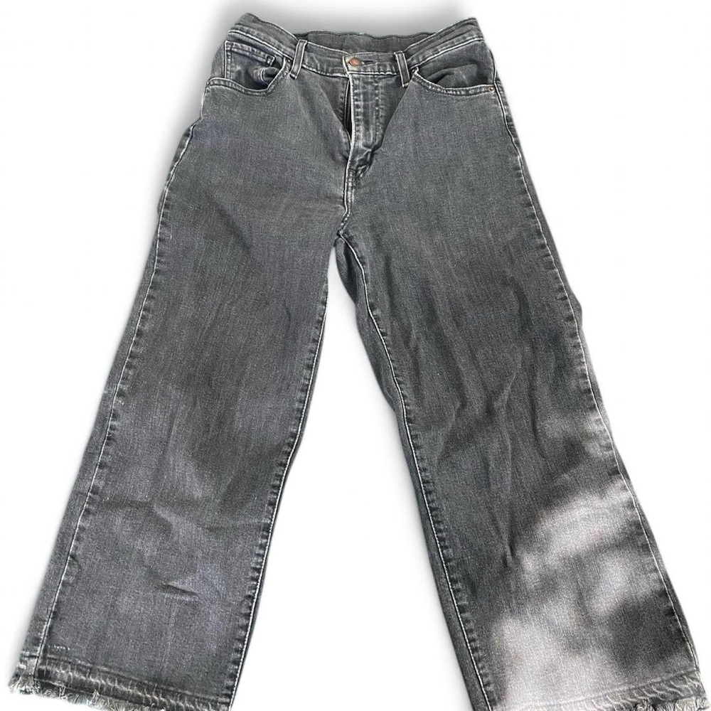 Levi's Gray Jeans with Vintage Distressing